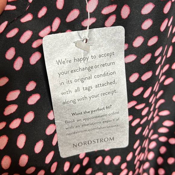 NWT Rebecca Vallance Womens Cha Cha Silk Cut Out Spotted Midi Dress SIZE 4 - Picture 11 of 15